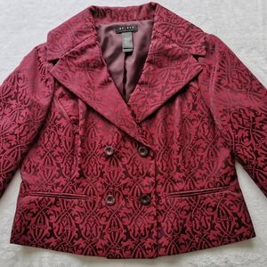 Vintage Axcess Raspberry Velvet Jacket